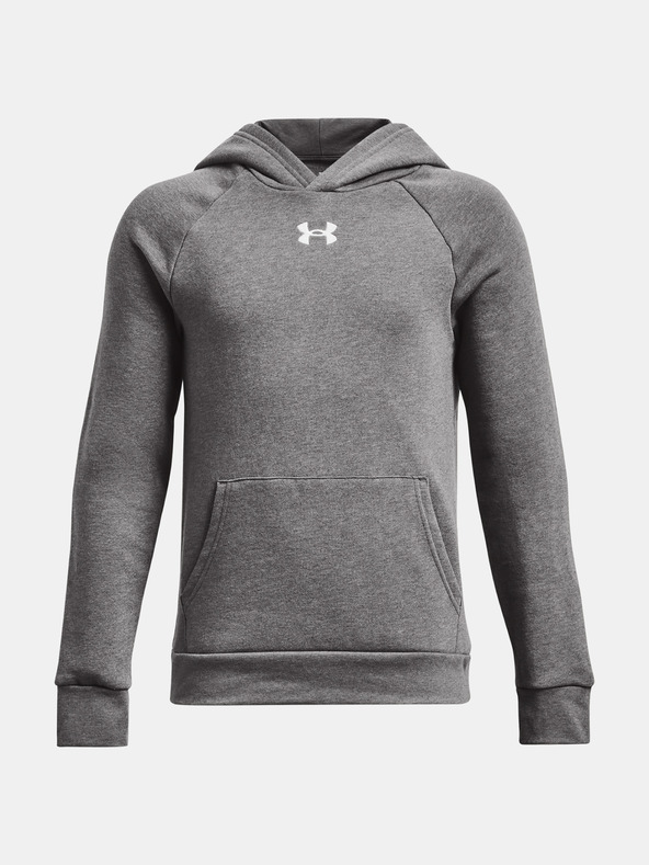 Under Armour UA Rival Fleece Hoodie Kids Sweatshirt Gris