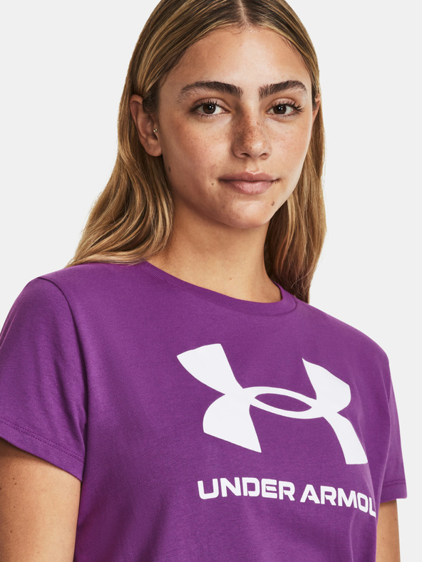 Under Armour UA W Sportstyle Logo SS T-shirt Violeta