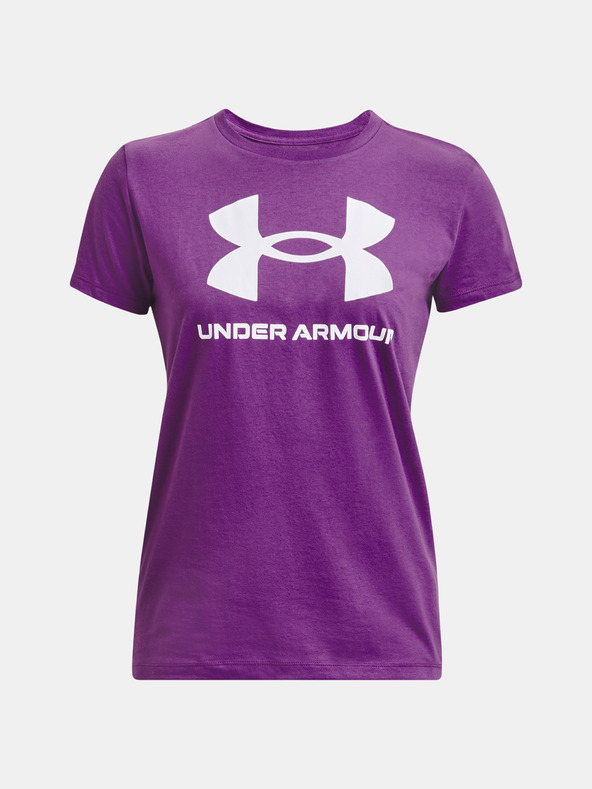 Under Armour UA W Sportstyle Logo SS T-shirt Violeta