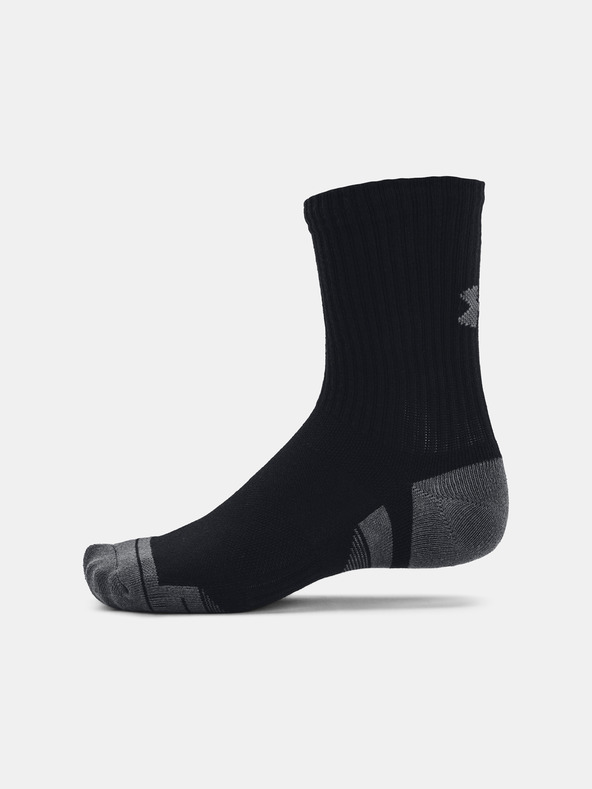 Under Armour UA Performance Cotton 3p Mid 3 Pairs Of Children's Socks Negro