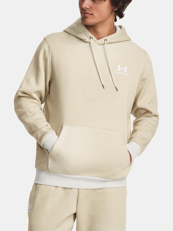 Under Armour UA Essential Flc Novelty HD Mikina Bílá