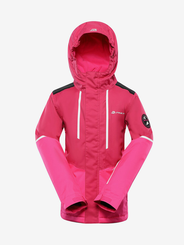 ALPINE PRO PTX Zaribo Kids Jacket Rosa