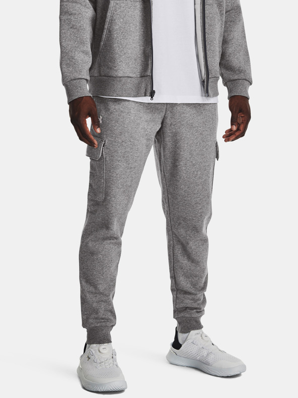 Under Armour UA Rival Fleece Cargo Sweatpants Gris