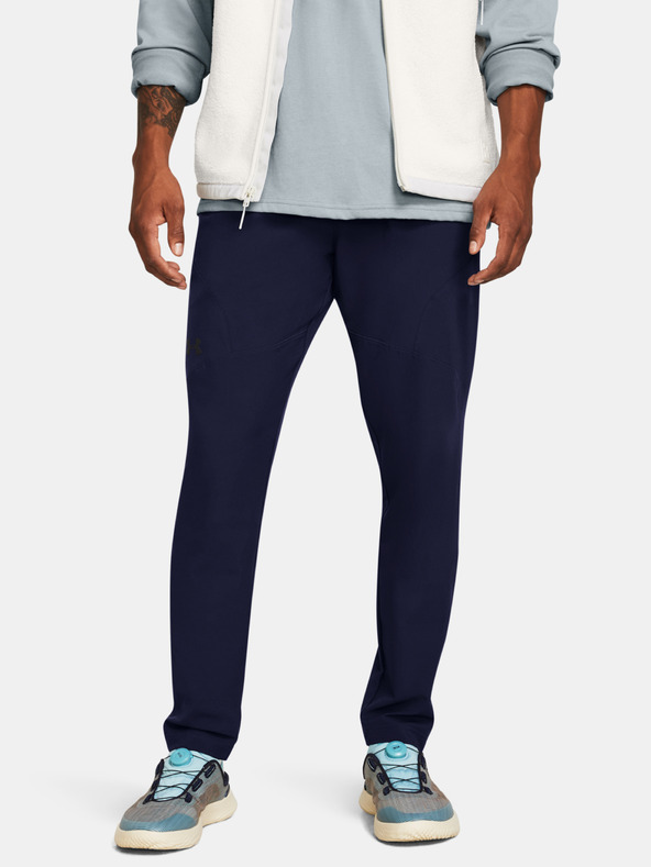 Levně Under Armour UA Unstoppable Tapered Kalhoty Modrá