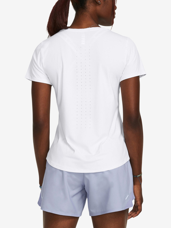 Under Armour UA Launch Elite Shortsleeve T-shirt Blanco