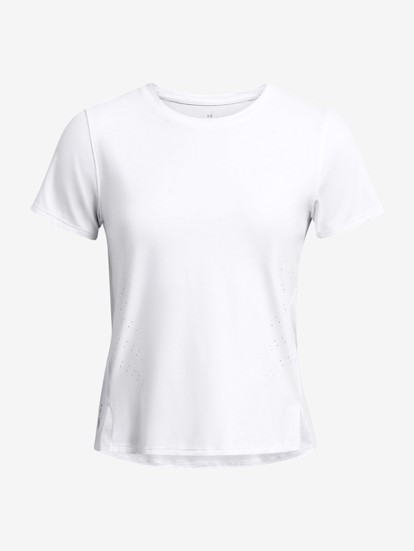 Under Armour UA Launch Elite Shortsleeve T-shirt Blanco