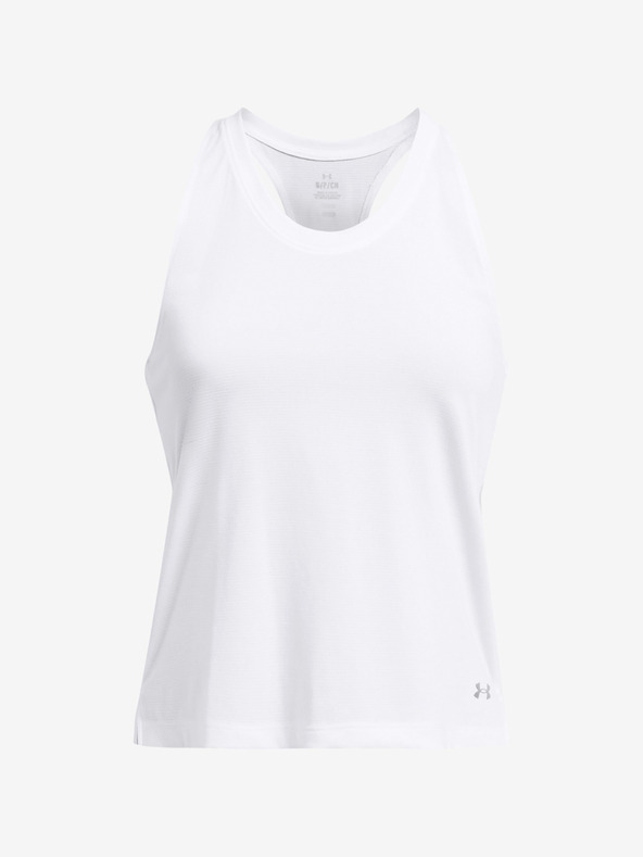 Under Armour UA Launch Singlet Top Blanco