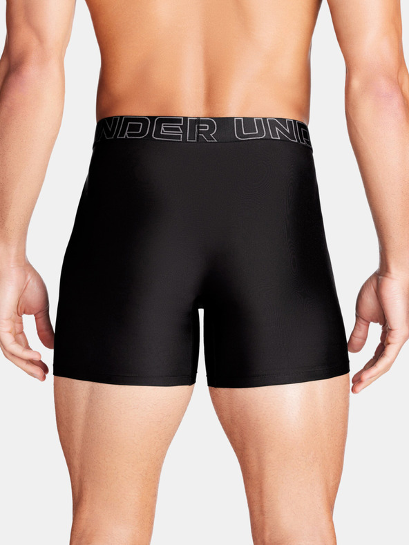 Under Armour UA Performance Tech 6in Boxers 3 Piece Negro