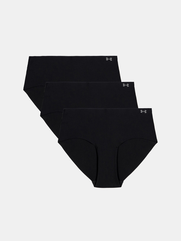 Under Armour UA Pure Stretch NS Hipster Briefs 3 Piece Negro