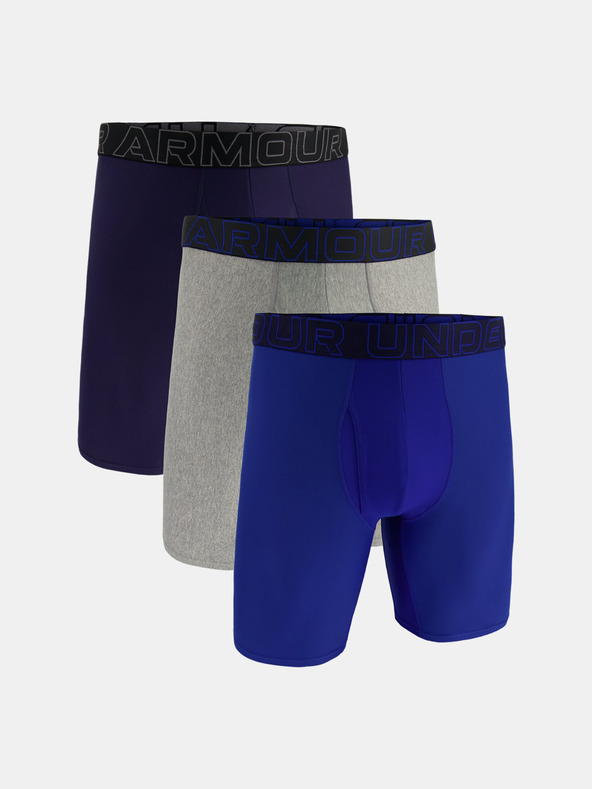 Under Armour M UA Perf Tech 9in Boxers 3 Piece Azul