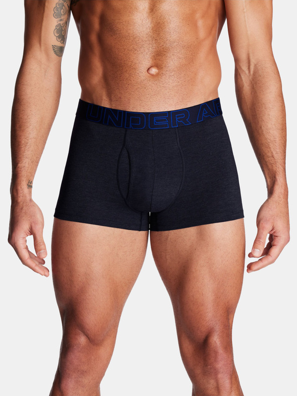 Under Armour UA Performance Cotton 3in Boxerky 3 ks Modrá