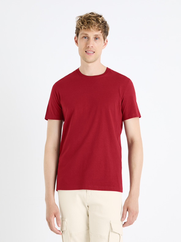 Celio Tebase T-shirt Rojo