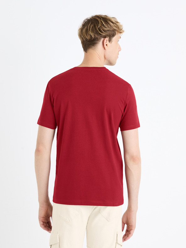 Celio Tebase T-shirt Rojo