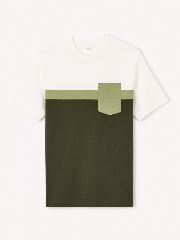 Celio Jetry T-shirt Verde