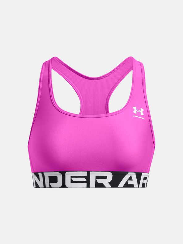 Under Armour UA HG Mid Branded Podprsenka Fialová