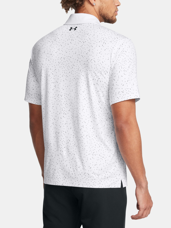 Under Armour UA T2G Printed Polo Shirt Blanco