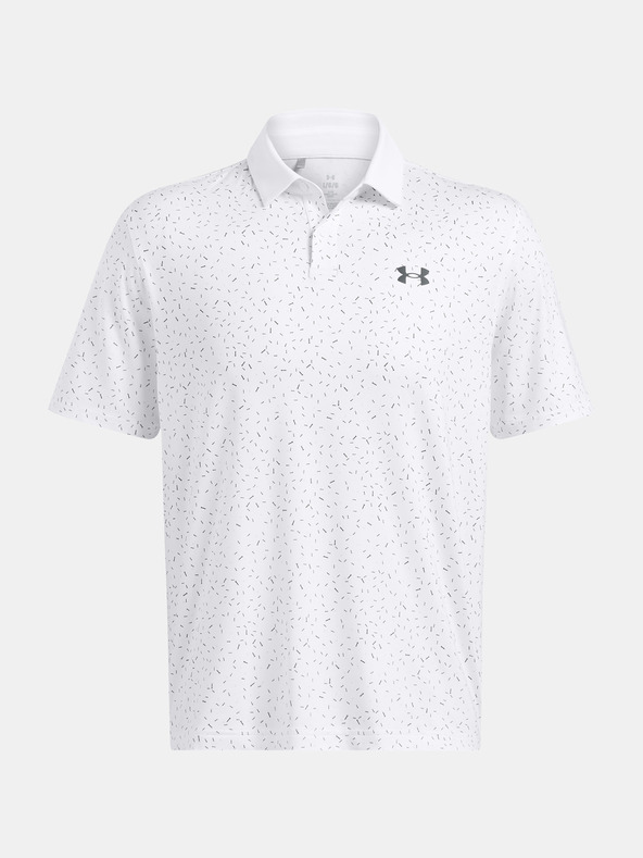 Under Armour UA T2G Printed Polo Shirt Blanco