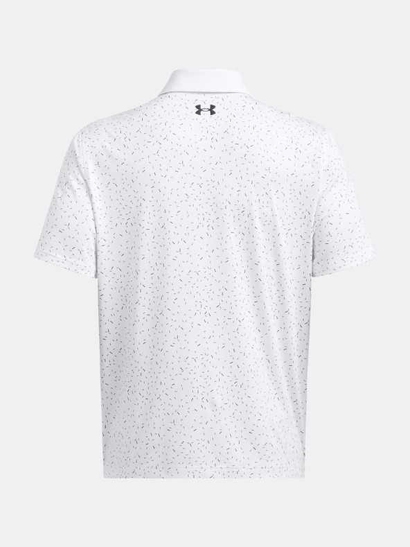 Under Armour UA T2G Printed Polo Shirt Blanco