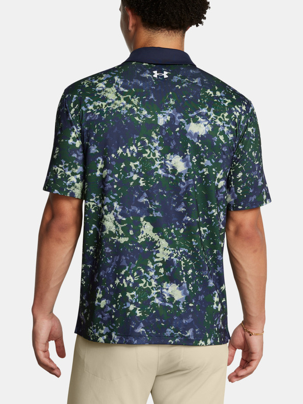 Under Armour UA T2G Printed Polo Shirt Verde