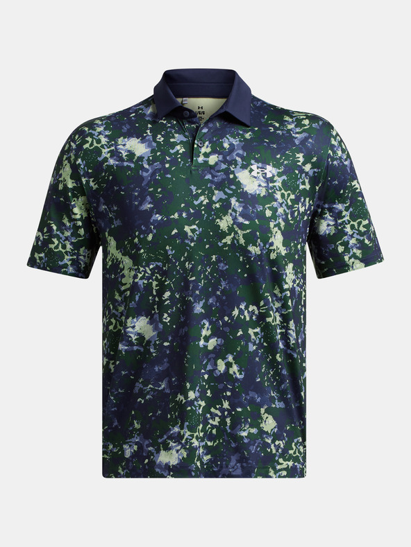 Under Armour UA T2G Printed Polo Shirt Verde