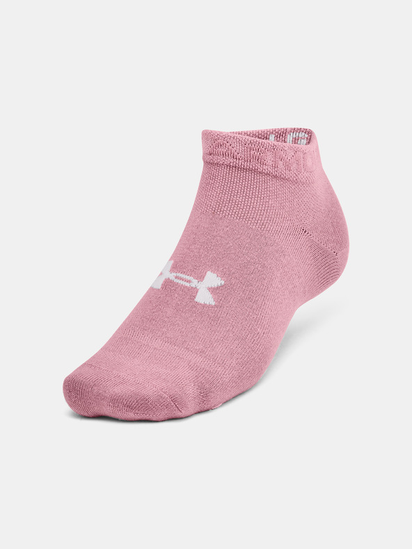 Under Armour Unisex UA Essential Low Socks 6 Pairs Rosa