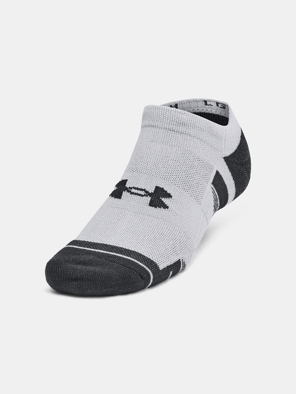 Under Armour Unisex UA Perf Tech NS Socks 6 Pairs Gris