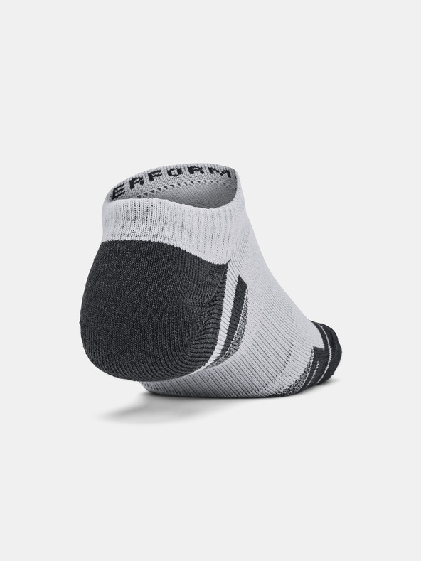 Under Armour Unisex UA Perf Tech NS Socks 6 Pairs Gris