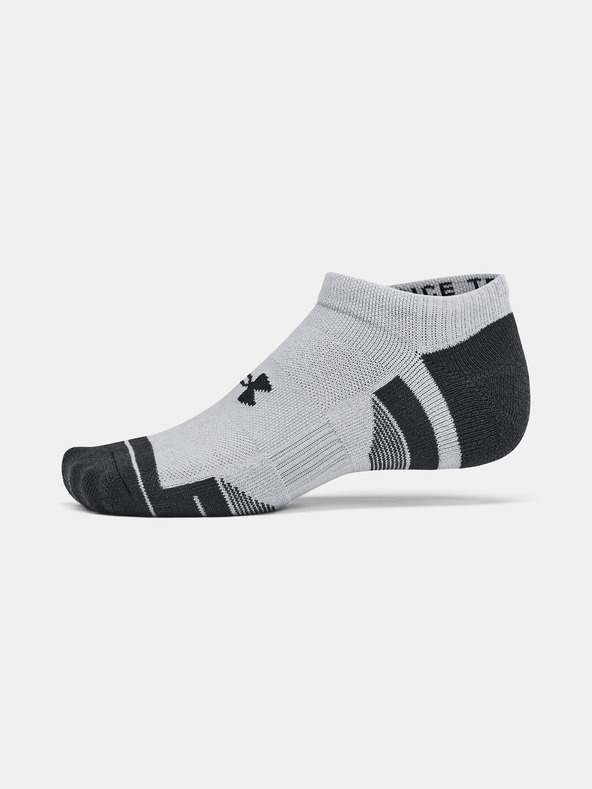 Under Armour Unisex UA Perf Tech NS Socks 6 Pairs Gris