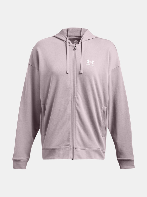 Under Armour UA Rival Terry OS FZ Hooded Sweatshirt Gris