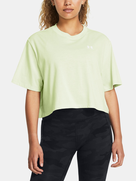 Under Armour UA Boxy Crop Logo SS Triko