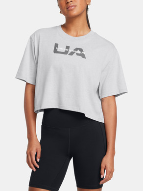 Under Armour UA Boxy Crop Branded SS Triko