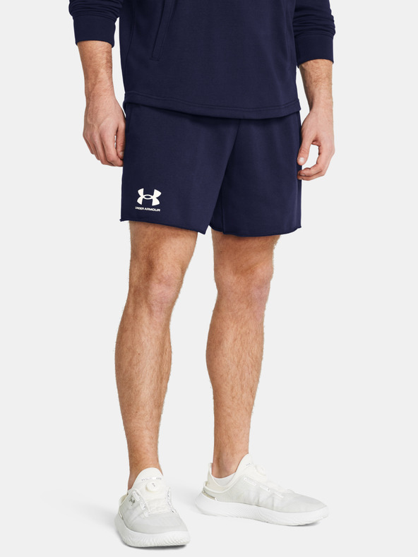 Under Armour UA Rival Terry 6in Kraťasy Modrá