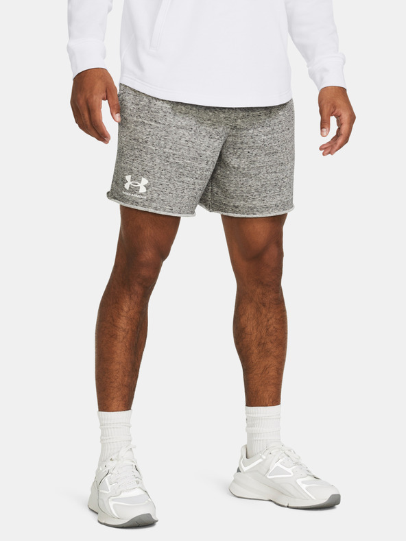 Under Armour UA Rival Terry 6in Kraťasy Bílá