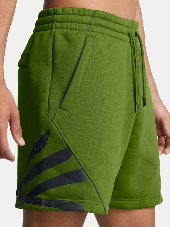 Under Armour Curry Splash Fleece Short Pants Verde