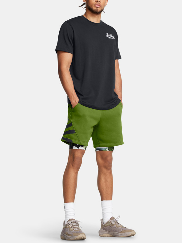 Under Armour Curry Splash Fleece Short Pants Verde