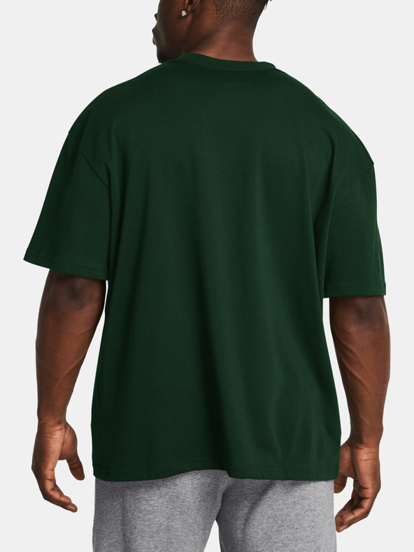 Under Armour UA M HW OS Branded SS T-shirt Verde