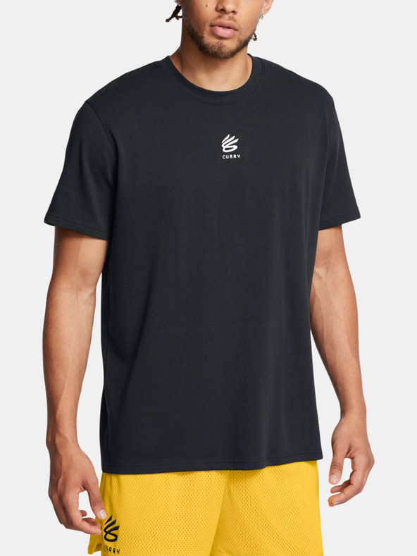 Under Armour Curry Hvyweight Logo Tee T-shirt Negro