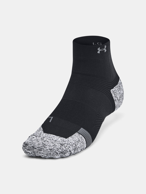 Under Armour Unisex UA AD Pro Qtr Set Of 3 Pairs Of Socks Negro