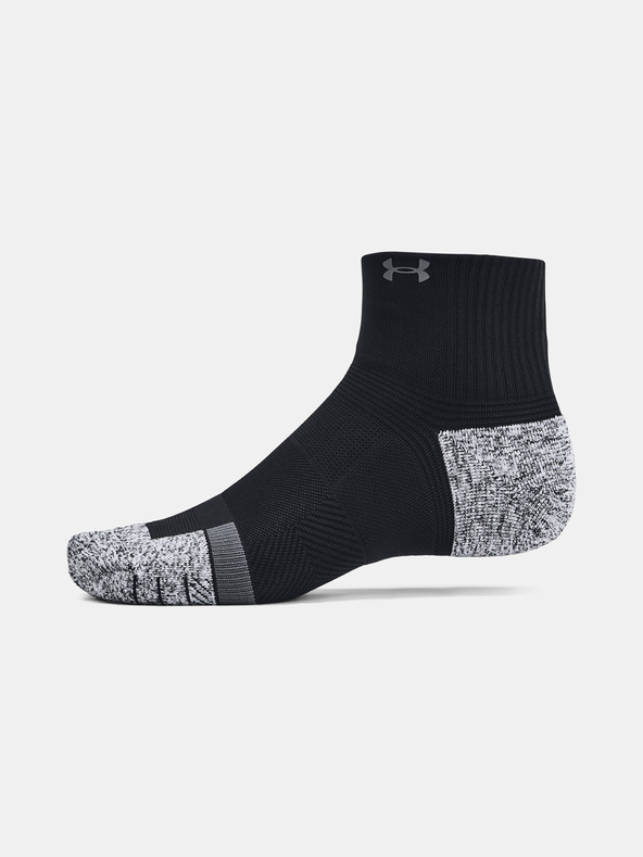 Under Armour Unisex UA AD Pro Qtr Set Of 3 Pairs Of Socks Negro