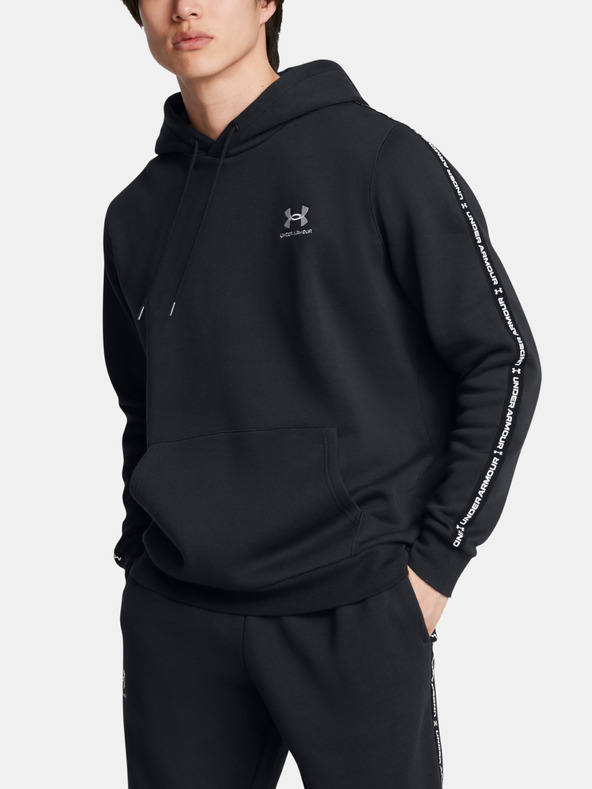 Under Armour UA Icon Fleece HD Taping Mikina Černá