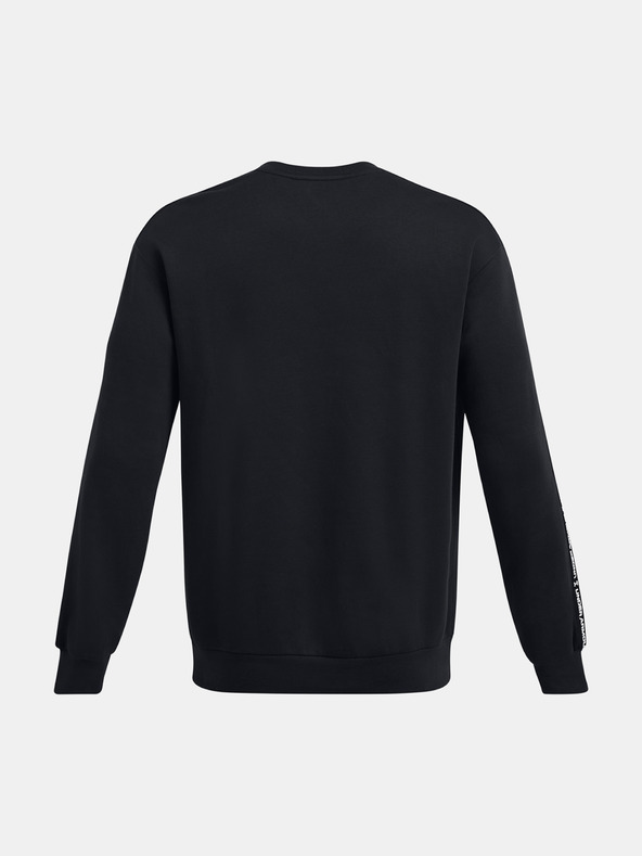 Under Armour UA Icon Fleece Crew Taping Sweatshirt Negro