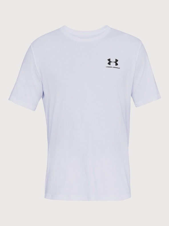 Under Armour UA M Sportstyle LC SS T-shirt Blanco