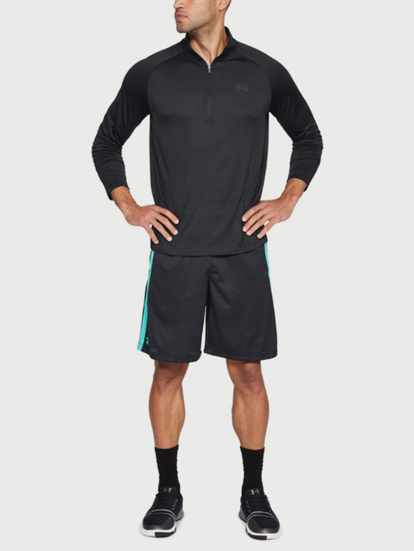 Under Armour UA Tech 2.0 1/2 Zip T-shirt Negro