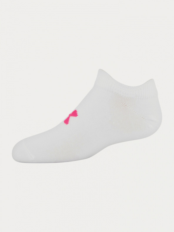 Under Armour Essential Socks 6 Pairs Of Children Blanco