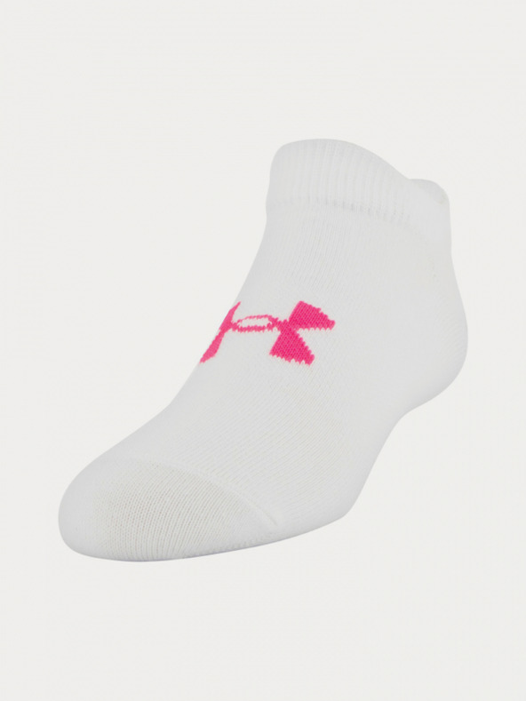 Under Armour Essential Socks 6 Pairs Of Children Blanco