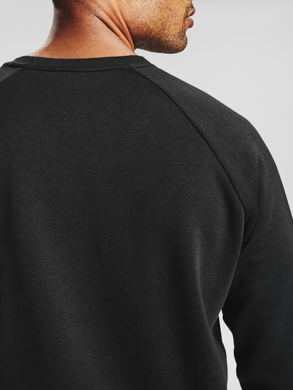 Under Armour UA Rival Fleece Crew-BLK Sweatshirt Negro