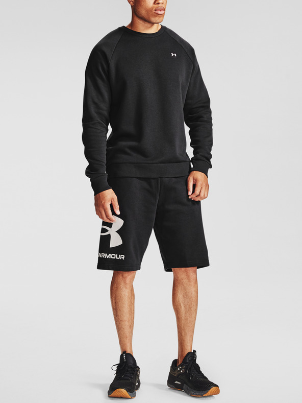 Under Armour UA Rival Fleece Crew-BLK Sweatshirt Negro