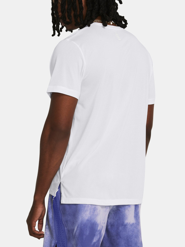 Under Armour UA Launch Shortsleeve T-shirt Blanco