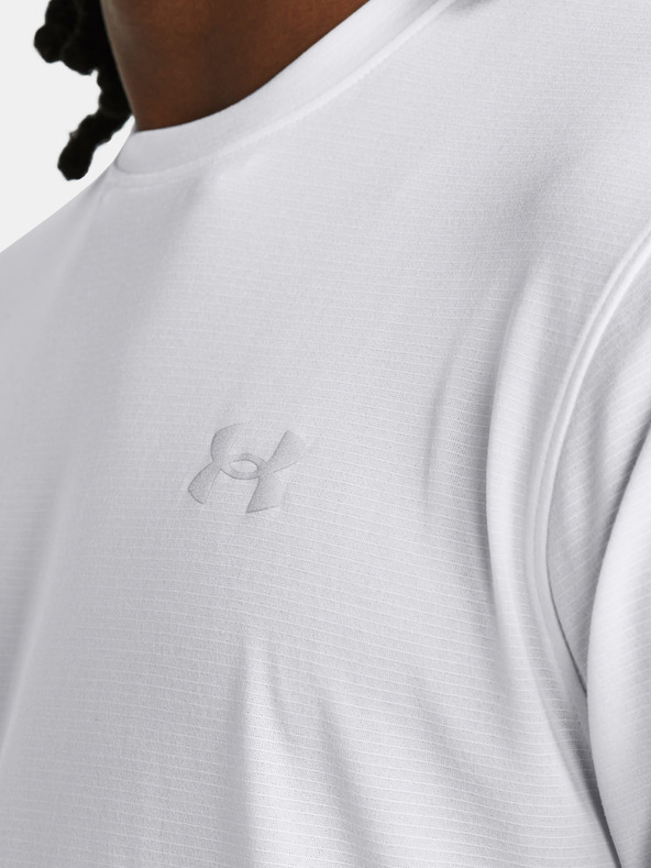 Under Armour UA Launch Shortsleeve T-shirt Blanco