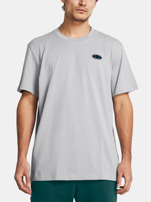 Under Armour UA Hw Lc Patch SS T-shirt Gris